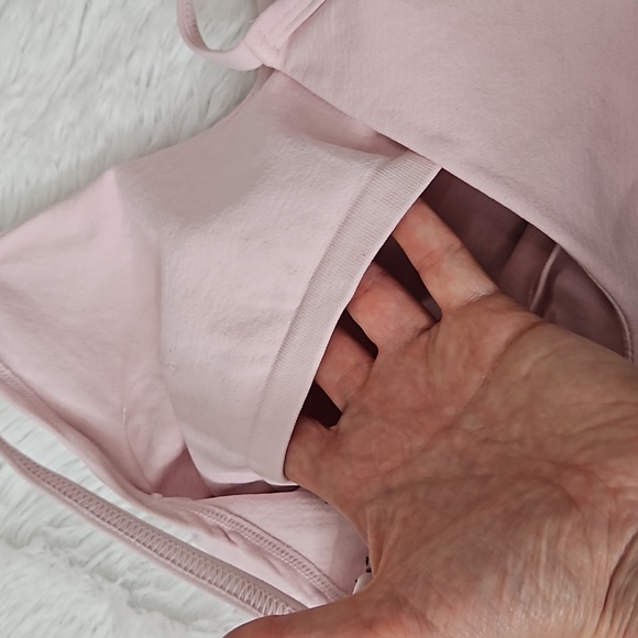 39. Free People Good Karma Ruched Crop Tank Light pink - Picture 9 of 12